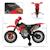Moto cross électrique enfant 6v max. : 2,5 km/h phare klaxon musiques Rouge 3 - vertbaudet enfant 