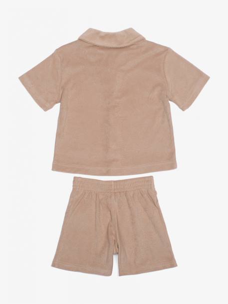 Ensemble 2 pièces Beige+Violet 2 - vertbaudet enfant 