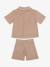 Ensemble 2 pièces Beige+Violet 2 - vertbaudet enfant 