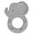 Anneau de dentition éléphant en caoutchouc naturel Gris 1 - vertbaudet enfant 