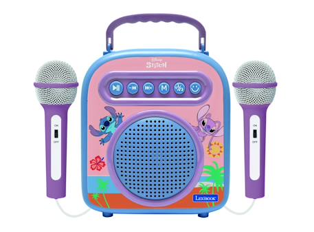 Enceinte bluetooth stitch avec 2 micros, sans-Fil MULTICOLORE 1 - vertbaudet enfant 