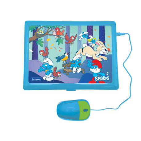 Ordinateur portable éducatif bilingue schtroumpfs (fr/en) MULTICOLORE 3 - vertbaudet enfant 