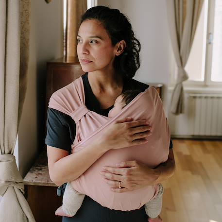 Porte-bébé hybride boba bliss bloom Rose 3 - vertbaudet enfant 