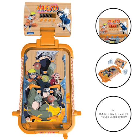Flipper électronique de table Naruto, Effets Lumineux et sonores Orange 2 - vertbaudet enfant 