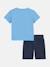 Ensemble 2 pièces Blanc / orange+Bleu 5 - vertbaudet enfant 