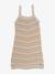 Robe tricot Beige / vert / orange 1 - vertbaudet enfant 