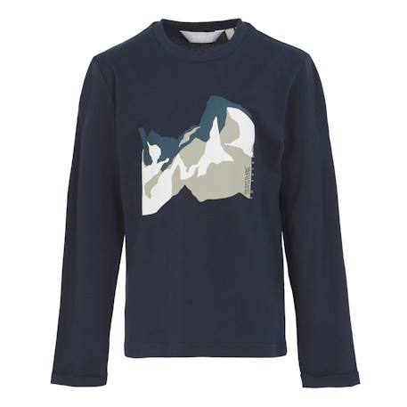 T-shirt wenbie coton wenbie iii Bleu marine 1 - vertbaudet enfant 