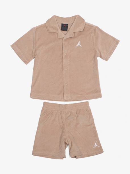 Ensemble 2 pièces Beige+Violet 1 - vertbaudet enfant 