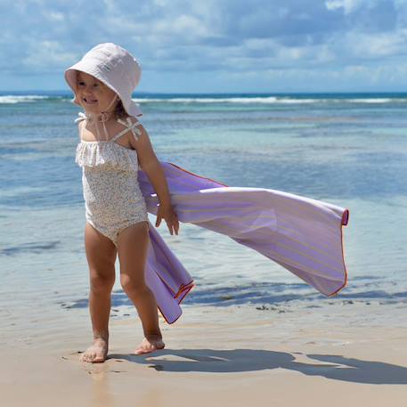 Serviette de plage 2 en 1 jeu d'équilibre (180 x 180 cm) Bleu, orange, blanc+Multicolore+Vert d'eau, bleu, blanc+Violet, blanc, jaune 22 - vertbaudet enfant 