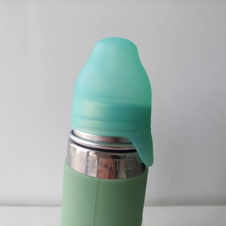 Biberon isotherme en inox 260 ml - moss Vert 2 - vertbaudet enfant 