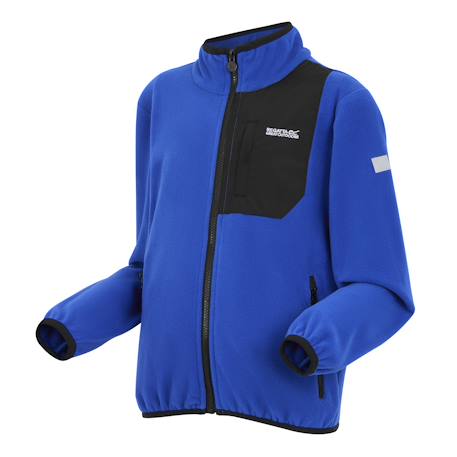 Veste polaire frankie Bleu olympien+Gris orage+Vert néphrite 5 - vertbaudet enfant 