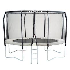 Jouet-Trampoline premium ø 430?cm avec filet de sécurité + échelle - famili 430
