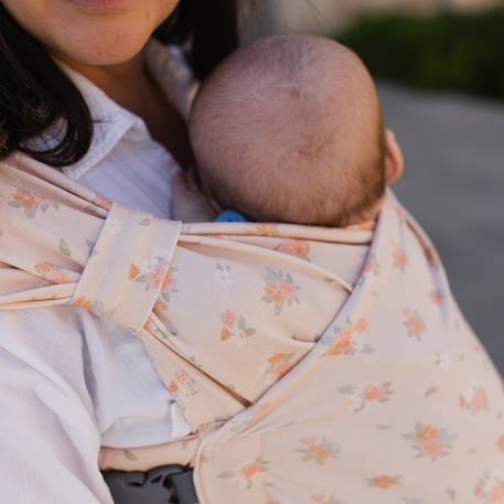 Porte-bébé hybride boba bliss posy Jaune 6 - vertbaudet enfant 