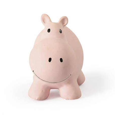Hippopotame en caoutchouc naturel Rose 1 - vertbaudet enfant 