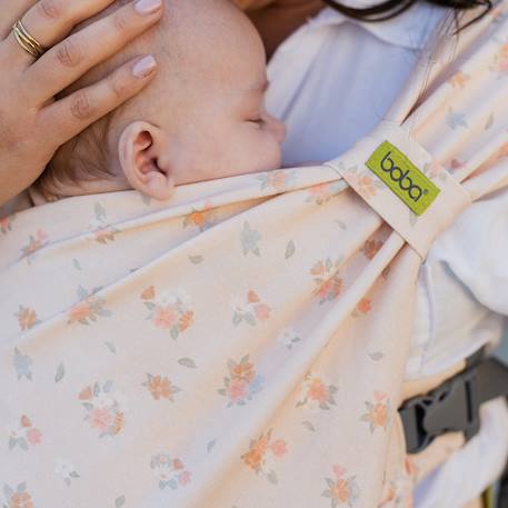 Porte-bébé hybride boba bliss posy Jaune 4 - vertbaudet enfant 