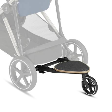 Planche à roulettes kid board pour poussettes gazelle s noir Noir 2 - vertbaudet enfant 