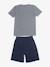 Ensemble 2 pièces Beige / kaki+Blanc / noir+Gris / bleu foncé+Noir / gris 12 - vertbaudet enfant 