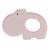 Anneau de dentition hippopotame en caoutchouc naturel Rose 2 - vertbaudet enfant 