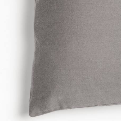 Taie d'oreiller pur coton bio Blanc+Bleu nuit+Ecru+Eucalyptus+Gris tourterelle+Rose nude+Terracotta 27 - vertbaudet enfant 
