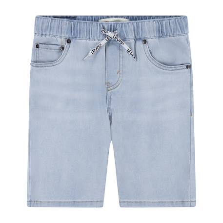 Short taille élastique Bleu clair 1 - vertbaudet enfant 