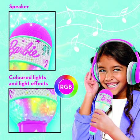 Micro  casque Barbie Multicolore 2 - vertbaudet enfant 