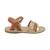 Sandales en cuir  à brides Tan leopard+Tan leopard  tan multi 5 - vertbaudet enfant 