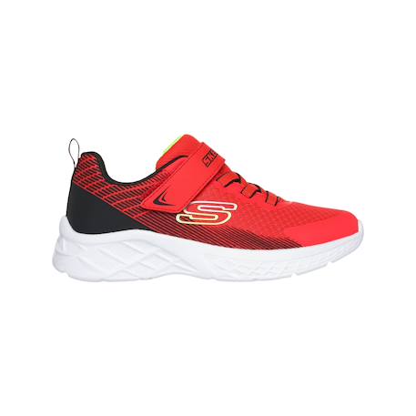 Baskets basses à scratch Noir argenté+Orange royal+Rouge noir 13 - vertbaudet enfant 