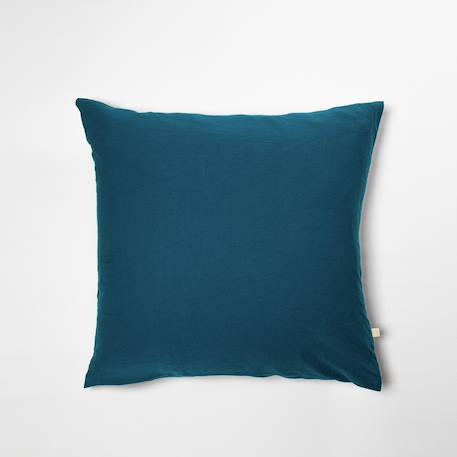 Taie d'oreiller pur coton bio Blanc+Bleu nuit+Ecru+Eucalyptus+Gris tourterelle+Rose nude+Terracotta 7 - vertbaudet enfant 