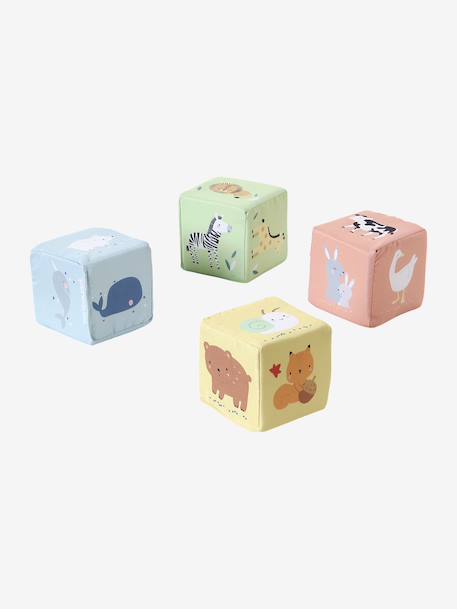 Coffret 6 jouets d’éveil bois FSC® multicolore 15 - vertbaudet enfant 