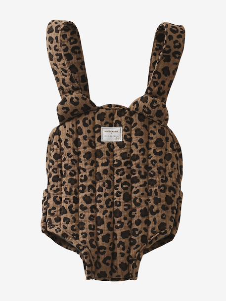 Porte-poupon en gaze de coton Vertbaudet et Envie de fraise marron 1 - vertbaudet enfant 
