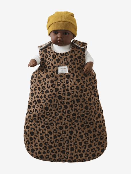 Gigoteuse personnalisable pour poupon léopard Vertbaudet et Envie de fraise marron 3 - vertbaudet enfant 