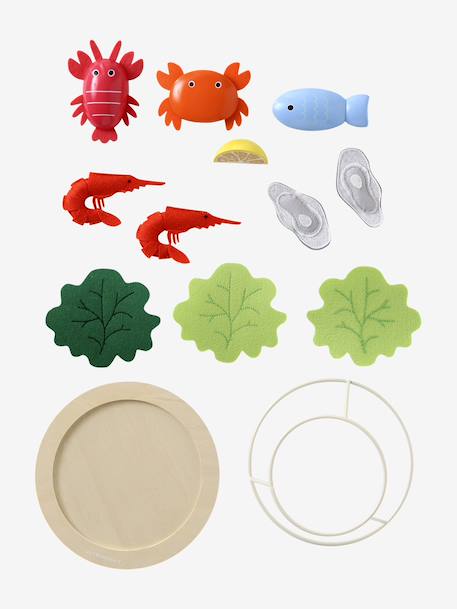 Plateau fruits de mer en bois FSC® bleu 5 - vertbaudet enfant 