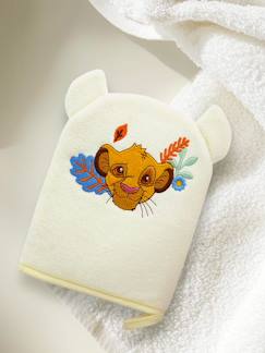 Puériculture-Gant de toilette Disney ludique brodé tête de Simba