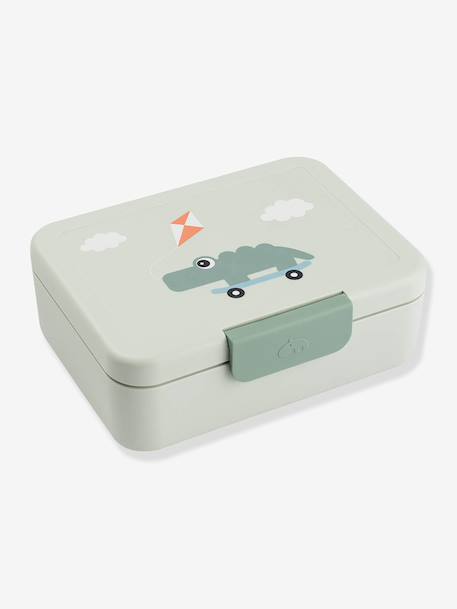 Boîte à goûter avec séparateur sable+vert 8 - vertbaudet enfant 