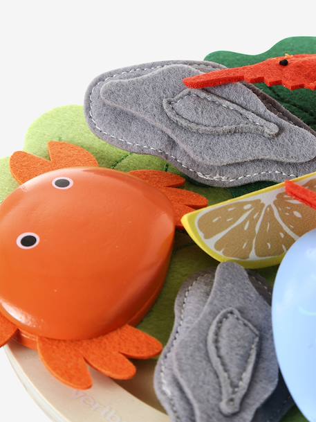 Plateau fruits de mer en bois FSC® bleu 4 - vertbaudet enfant 