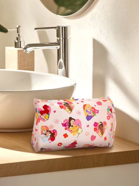 Trousse de toilette rectangulaire Disney Princesses rose 1 - vertbaudet enfant 