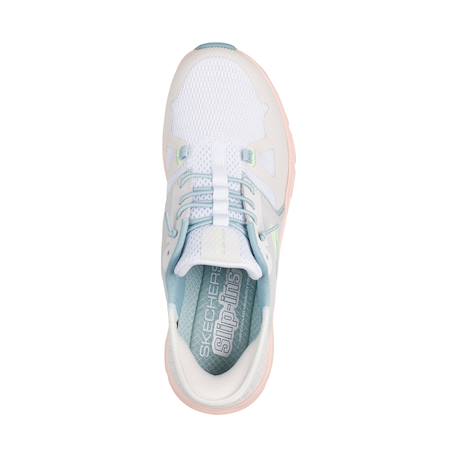 Baskets basses  à lacets Blanc+Multicolor 10 - vertbaudet enfant 