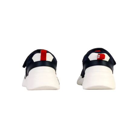 Baskets basses à scratch Navy red 4 - vertbaudet enfant 