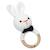 Hochet coton tricot bois naturel Elephant+Koala+Lapin 10 - vertbaudet enfant 