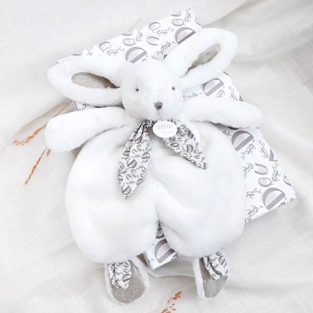Doudou lapin 29 cm Blanc 2 - vertbaudet enfant 