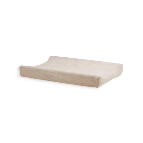 Housse matelas à langer éponge en coton Nougat+Vert poudré 1 - vertbaudet enfant 