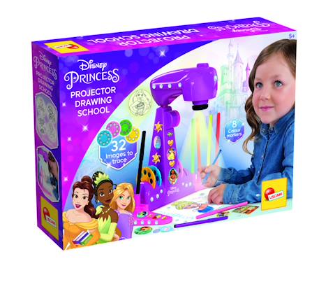Projecteur de dessins - Disney Princess - Kit dessins avec modèles, papier et crayons Multicolore 1 - vertbaudet enfant 