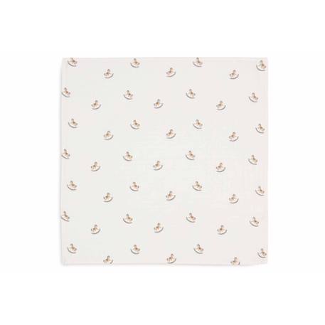 Lot de 3 langes gaze de coton Bloomy+Lovely birds+Miffy+Nostalgic ride 12 - vertbaudet enfant 