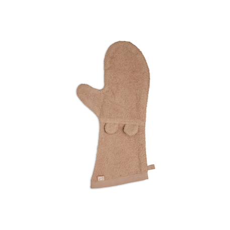 Gant de toilette éponge en coton Biscuit+Rose sauvage 1 - vertbaudet enfant 