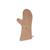 Gant de toilette éponge en coton Biscuit+Rose sauvage 1 - vertbaudet enfant 
