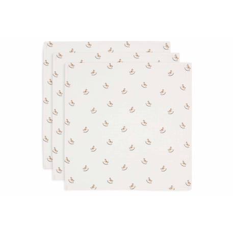 Lot de 3 langes gaze de coton Bloomy+Lovely birds+Miffy+Nostalgic ride 11 - vertbaudet enfant 