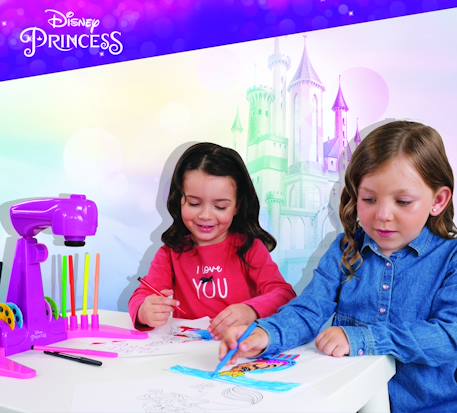 Projecteur de dessins - Disney Princess - Kit dessins avec modèles, papier et crayons Multicolore 6 - vertbaudet enfant 