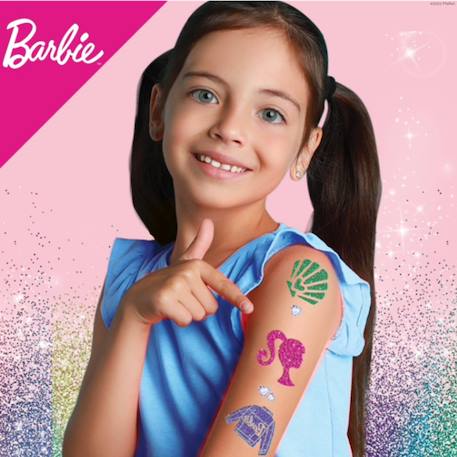 Kit Tatouage Paillettes Pour Enfants - Neuf, Pochoirs + Paillettes + Colle Multicolore