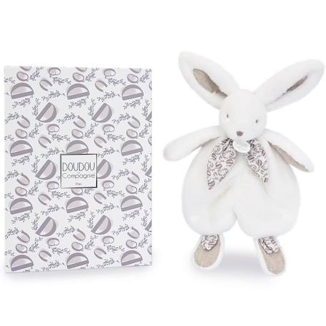 Doudou lapin 29 cm Blanc 3 - vertbaudet enfant 