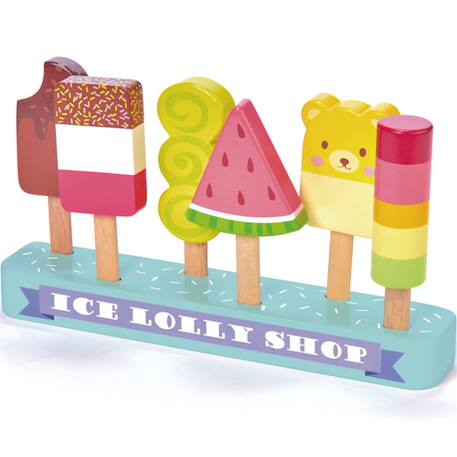Glaces factices bois sucette glacée Rouge, vert, jaune 1 - vertbaudet enfant 